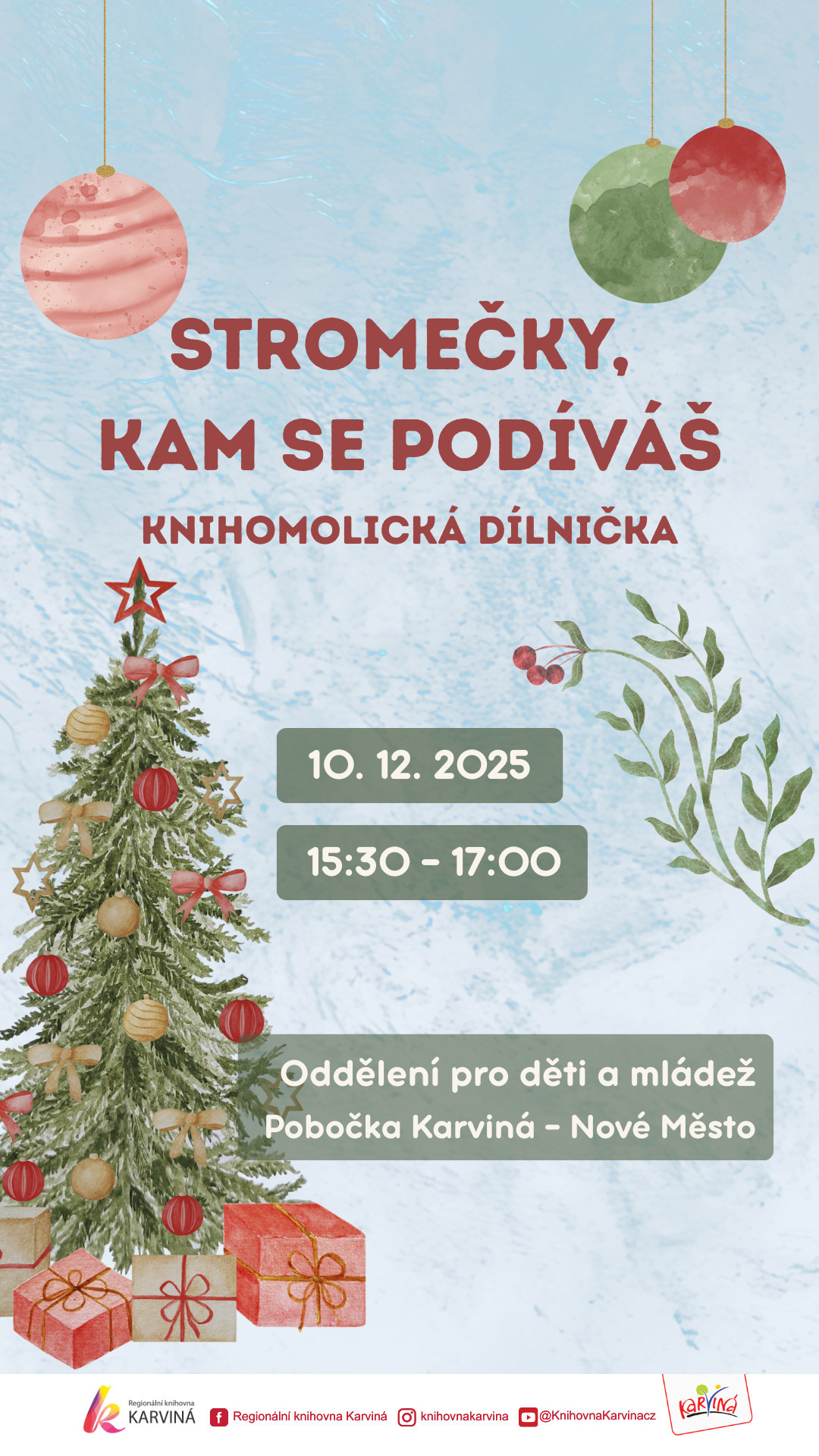 Knihomolická dílnička – Stromečky, kam se podíváš